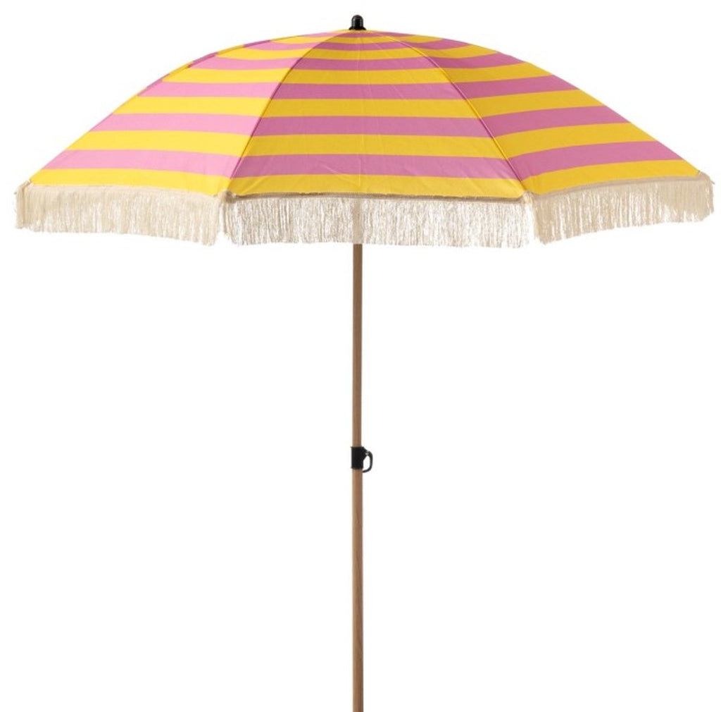 Roze met gele parasol waterdicht, uv bestendig 160 x 180 cm