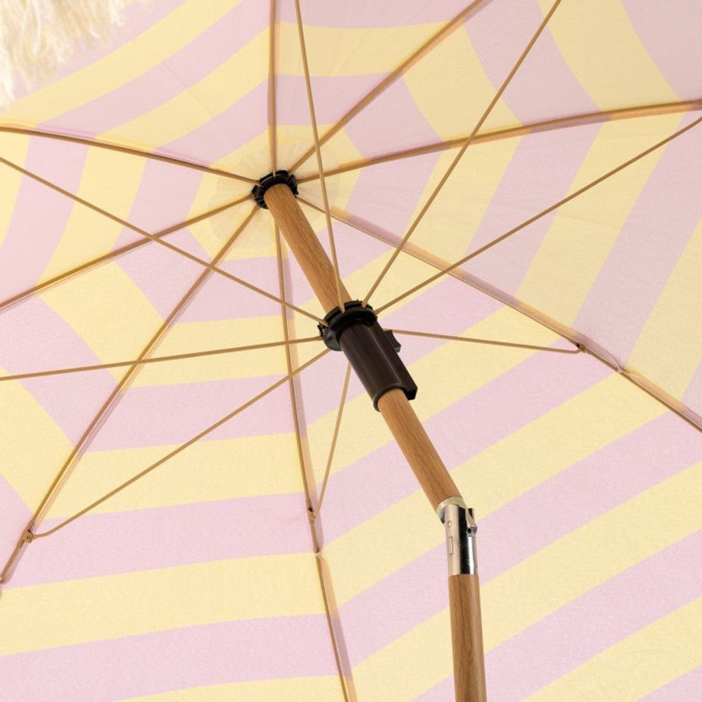 Roze met gele parasol waterdicht, uv bestendig 160 x 180 cm